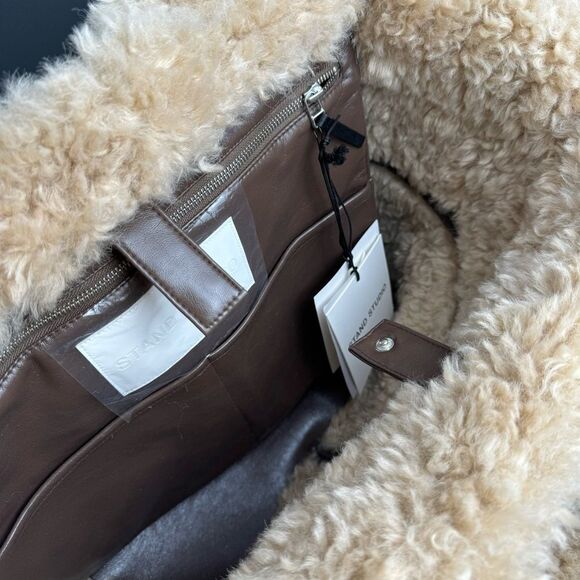 STAND STUDIO Brown Lola II Tote Bag in Brown NWT - Picture 4 of 13